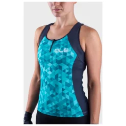 ALE Women's Triangles Top - Débardeur De Cyclisme -Habi Lux Soldes Boutique ale womens triangles top debardeur de cyclisme detail 3