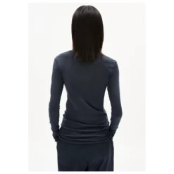 Armedangels Women's Einiaa Soft - Haut à Manches Longues -Habi Lux Soldes Boutique armedangels womens einiaa soft haut a manches longues detail 3
