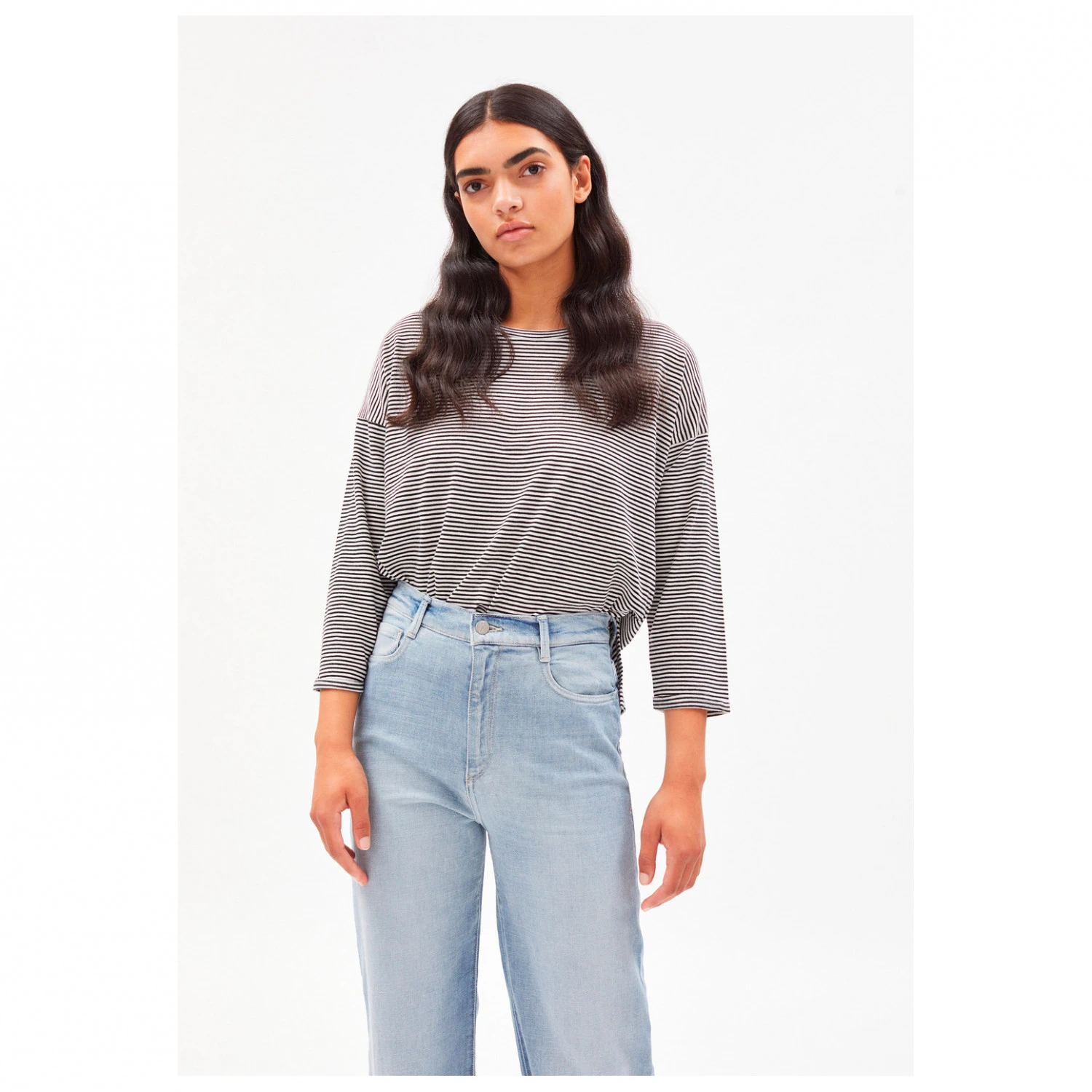 Armedangels Women's Siaa Lovely Stripes - Haut à Manches Longues 4 Armedangels Women's Siaa Lovely Stripes - Haut à Manches Longues – Image 2