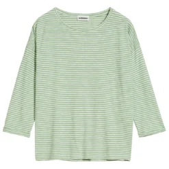 Armedangels Women's Sianaa Lovely Stripes - Haut à Manches Longues