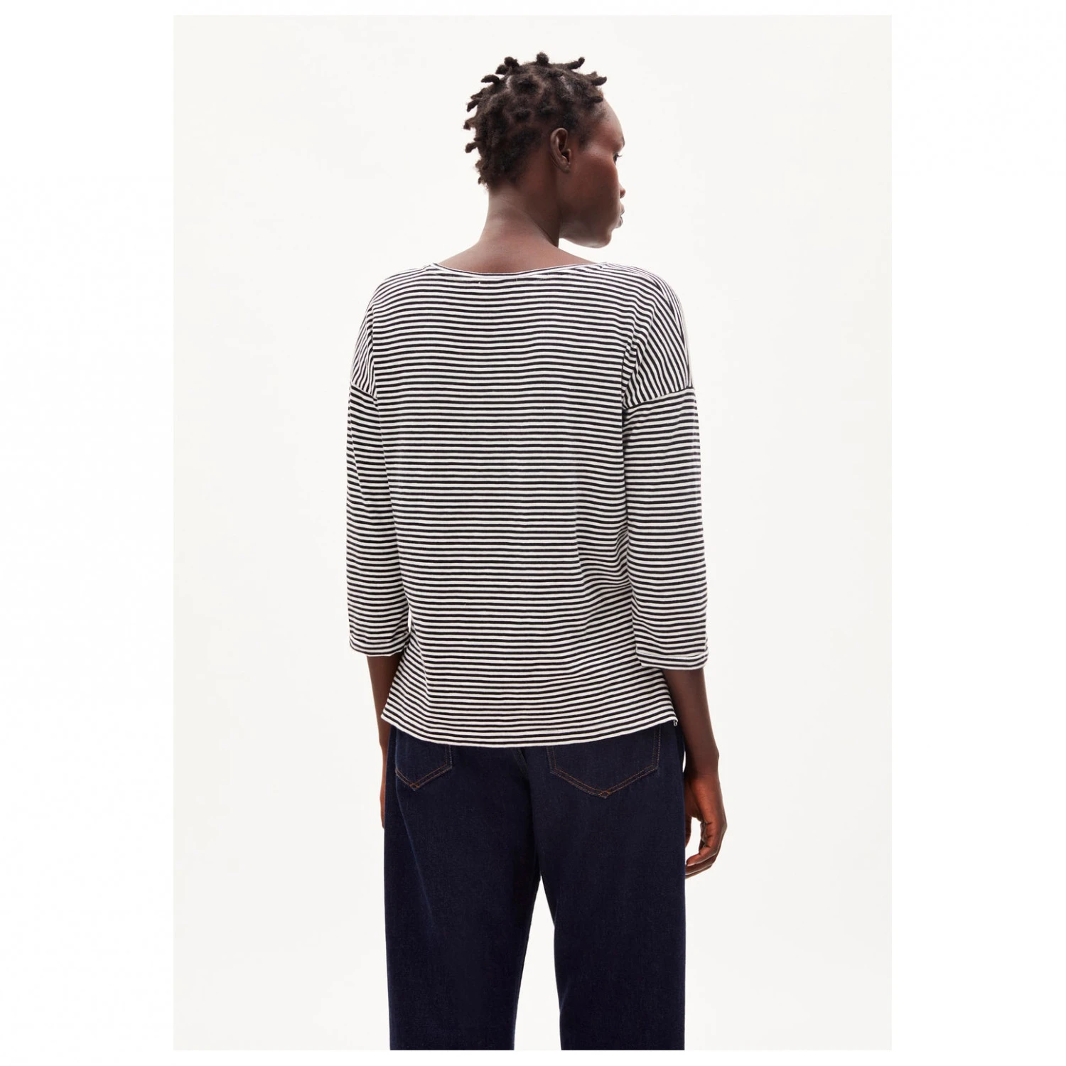 Armedangels Women's Sianaa Lovely Stripes - Haut à Manches Longues 5 Armedangels Women's Sianaa Lovely Stripes - Haut à Manches Longues – Image 3