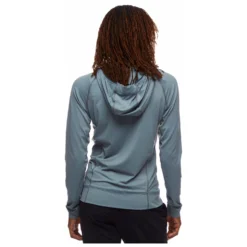 Black Diamond Women's Alpenglow Pro Hoody - T-shirt Technique 13 Black Diamond Women's Alpenglow Pro Hoody - T-shirt Technique -Habi Lux Soldes Boutique black diamond womens alpenglow pro hoody t shirt technique detail 3