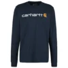 Carhartt Core Logo L/S - Haut à Manches Longues -Habi Lux Soldes Boutique carhartt core logo l s haut a manches longues