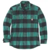 Carhartt Midweight Flannel L/S Plaid Shirt - Chemise 1 Carhartt Midweight Flannel L/S Plaid Shirt - Chemise -Habi Lux Soldes Boutique carhartt midweight flannel l s plaid shirt chemise