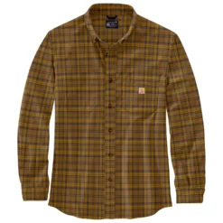 Carhartt Midweight Flannel L/S Plaid Shirt - Chemise -Habi Lux Soldes Boutique carhartt midweight flannel l s plaid shirt chemise 2