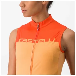 Castelli Women's Velocissima Sleeveless - Débardeur De Cyclisme -Habi Lux Soldes Boutique castelli womens velocissima sleeveless debardeur de cyclisme detail 5