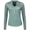 Chillaz Women's Sonnblick Spring Flower - Haut à Manches Longues -Habi Lux Soldes Boutique chillaz womens sonnblick spring flower haut a manches longues