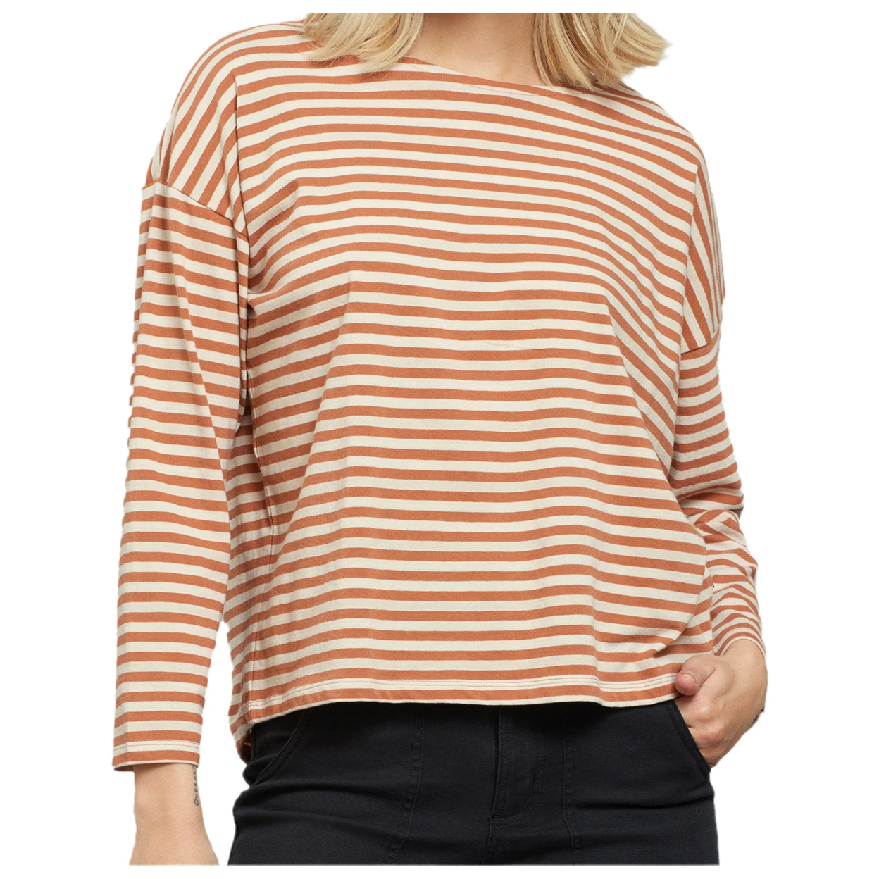 DEDICATED Women's Top Humledal Stripes - Haut à Manches Longues 3 DEDICATED Women's Top Humledal Stripes - Haut à Manches Longues