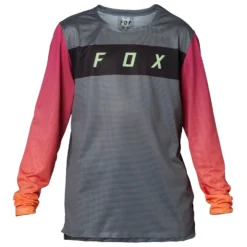 Fox Racing Kid's Flexair L/S Jersey - Maillot De Cyclisme -Habi Lux Soldes Boutique fox racing kids flexair l s jersey maillot de cyclisme