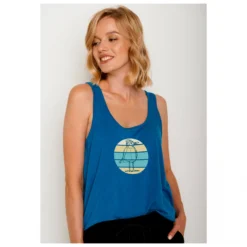 Women's Animal Seagull Stripes Stay - Débardeur 8 Women's Animal Seagull Stripes Stay - Débardeur -Habi Lux Soldes Boutique greenbomb womens animal seagull stripes stay debardeur detail 2