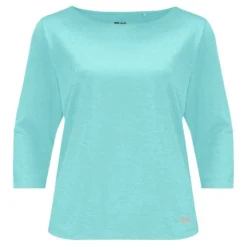 Jack Wolfskin Women's JWP 3/4 - Haut à Manches Longues -Habi Lux Soldes Boutique jack wolfskin womens jwp 3 4 haut a manches longues 3