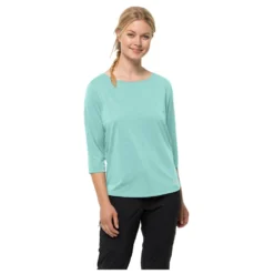 Jack Wolfskin Women's JWP 3/4 - Haut à Manches Longues