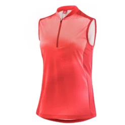 Loeffler Women's Bike Sleeveless Shirt Half Zip Cielo - Débardeur De Cyclisme