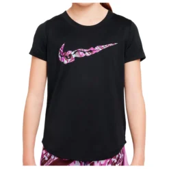 Nike Girl's Dri-FIT - T-shirt Technique -Habi Lux Soldes Boutique nike girls dri fit t shirt technique