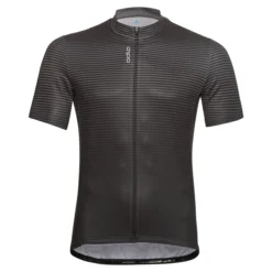 Odlo T-Shirt S/U Collar S/S Full Zip Essential Print - Maillot De Cyclisme -Habi Lux Soldes Boutique odlo t shirt s u collar s s full zip essential print maillot de cyclisme 1