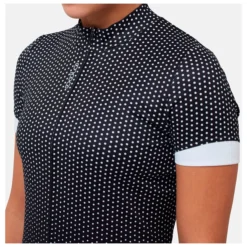 Odlo Women's T-Shirt S/U Collar S/S FZ Essential Print - Maillot De Cyclisme -Habi Lux Soldes Boutique odlo womens t shirt s u collar s s fz essential print maillot de cyclisme detail 8