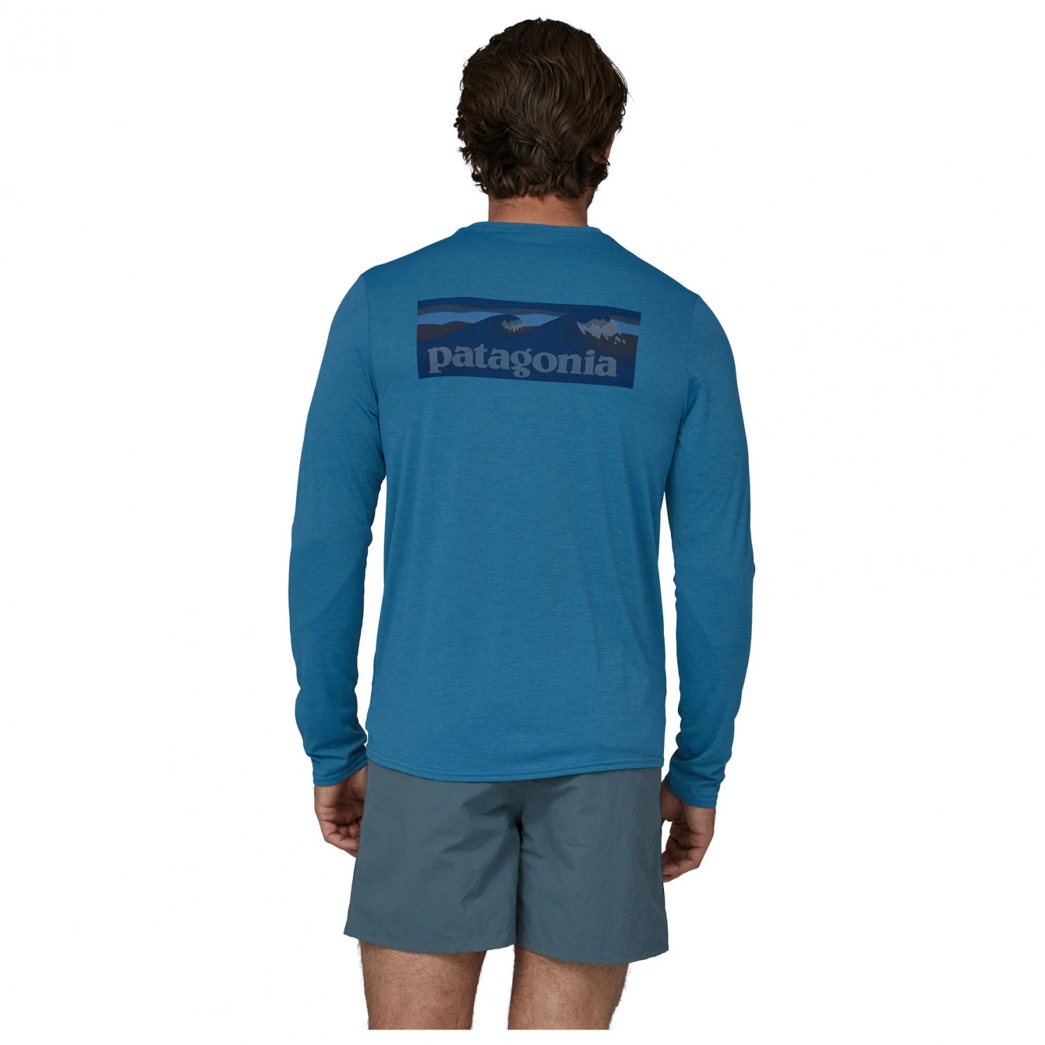 Patagonia L/S Cap Cool Daily Graphic Shirt Waters - T-shirt Technique 3 Patagonia L/S Cap Cool Daily Graphic Shirt Waters - T-shirt Technique