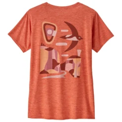 Patagonia Women's Cap Cool Daily Graphic Shirt Lands - T-shirt Technique 7 Patagonia Women's Cap Cool Daily Graphic Shirt Lands - T-shirt Technique -Habi Lux Soldes Boutique patagonia womens cap cool daily graphic shirt lands t shirt technique detail 2