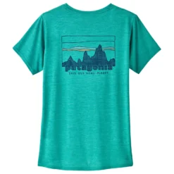 Patagonia Women's Cap Cool Daily Graphic Shirt - T-shirt Technique 13 Patagonia Women's Cap Cool Daily Graphic Shirt - T-shirt Technique -Habi Lux Soldes Boutique patagonia womens cap cool daily graphic shirt t shirt technique detail 2