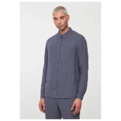 Shirt Walnut - Chemise -Habi Lux Soldes Boutique recolution shirt walnut chemise detail 2