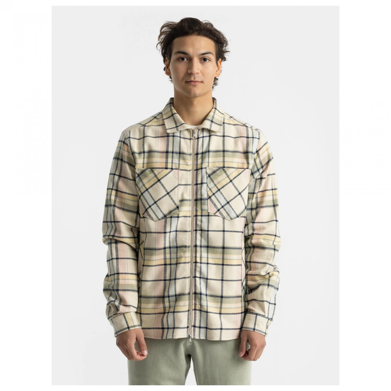 Revolution Checked Overshirt Zip - Chemise 7 Revolution Checked Overshirt Zip - Chemise – Image 5