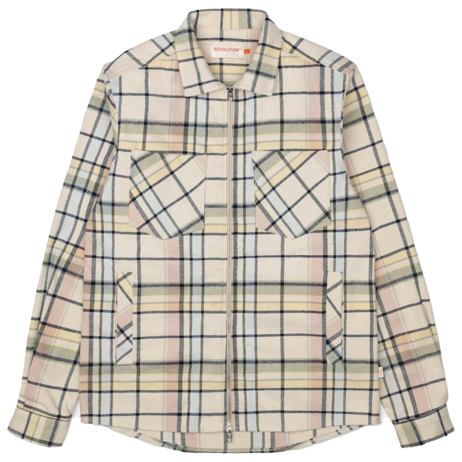 Revolution Checked Overshirt Zip - Chemise 8 Revolution Checked Overshirt Zip - Chemise – Image 6