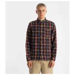 Revolution Checked Shirt In Cotton-Blend - Chemise -Habi Lux Soldes Boutique revolution checked shirt in cotton blend chemise detail 2