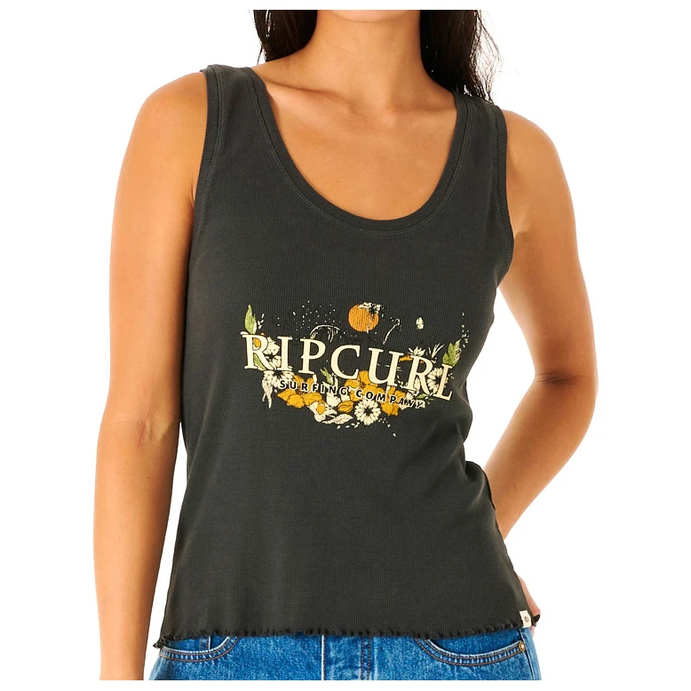 Rip Curl Women's Oceans Together Ribbed Tank - Débardeur 3 Rip Curl Women's Oceans Together Ribbed Tank - Débardeur