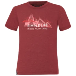 SALEWA Kid's Simple Life Dri-Rel S/S Tee - T-shirt -Habi Lux Soldes Boutique salewa kids simple life dri rel s s tee t shirt 2