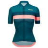 Santini Women's Eco Sleek Bengal Jersey - Maillot De Cyclisme -Habi Lux Soldes Boutique santini womens eco sleek bengal jersey maillot de cyclisme
