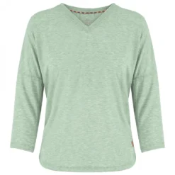 Sherpa Women's Asha V-Neck 3/4 Sleeve Top - Haut à Manches Longues -Habi Lux Soldes Boutique sherpa womens asha v neck 3 4 sleeve top haut a manches longues 3