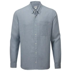 Tentree Hemp Button Front Shirt - Chemise -Habi Lux Soldes Boutique tentree hemp button front shirt chemise 1