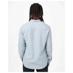 Tentree Hemp Button Front Shirt - Chemise -Habi Lux Soldes Boutique tentree hemp button front shirt chemise detail 2