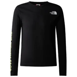 The North Face Boy's L/S Graphic Tee - Haut à Manches Longues -Habi Lux Soldes Boutique the north face boys l s graphic tee haut a manches longues 1
