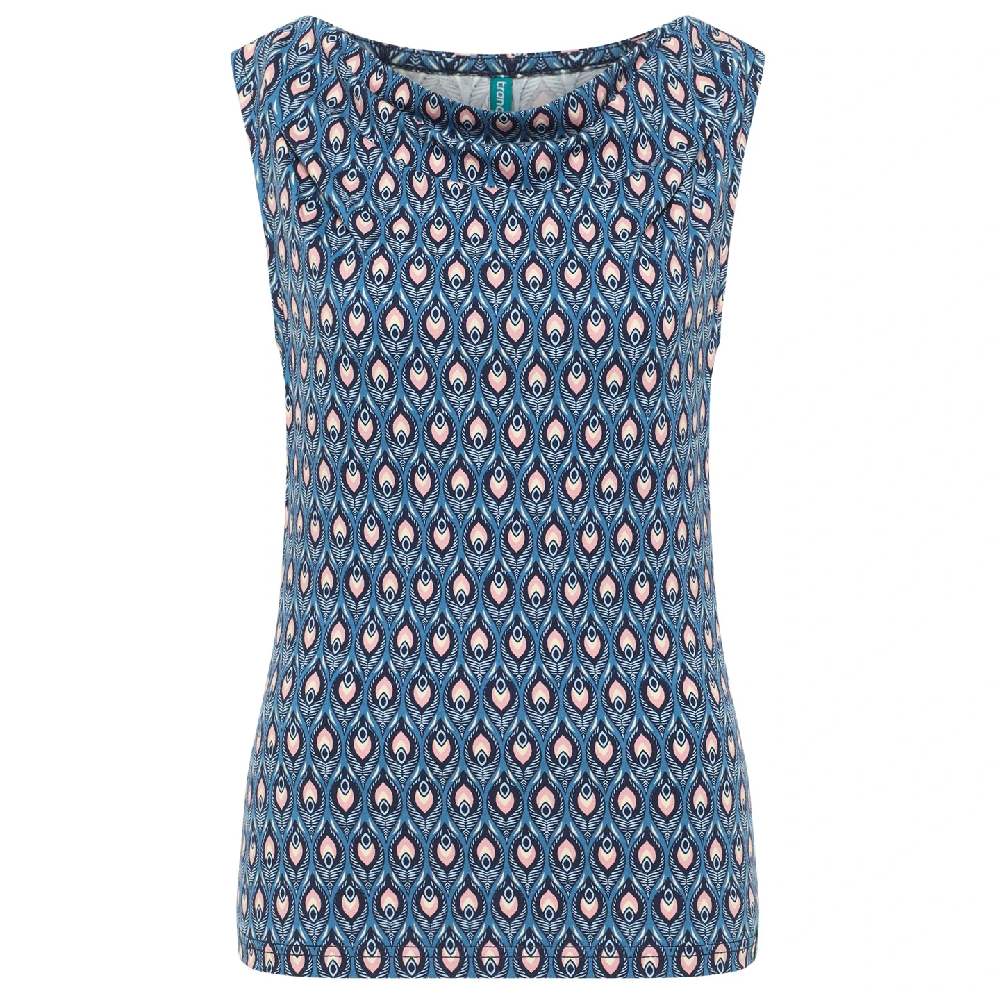 Women's Gathered Neck Jersey-Top 3 Women's Gathered Neck Jersey-Top