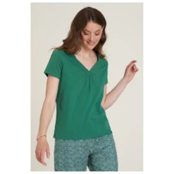 Women's Jersey V-Neck T-Shirt -Habi Lux Soldes Boutique tranquillo womens jersey v neck t shirt detail 3