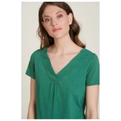 Women's Jersey V-Neck T-Shirt -Habi Lux Soldes Boutique tranquillo womens jersey v neck t shirt detail 5