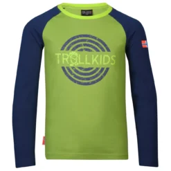 TROLLKIDS Kid's Preikestolen Longsleeve - Haut à Manches Longues -Habi Lux Soldes Boutique trollkids kids preikestolen longsleeve haut a manches longues 1