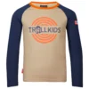 TROLLKIDS Kid's Preikestolen Longsleeve - Haut à Manches Longues -Habi Lux Soldes Boutique trollkids kids preikestolen longsleeve haut a manches longues