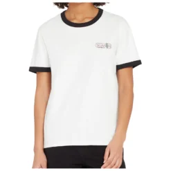 Volcom Women's Truly Ringer Tee - T-shirt -Habi Lux Soldes Boutique volcom womens truly ringer tee t shirt